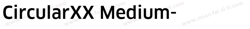 CircularXX Medium字体转换